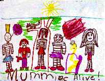 Mummies Alive Artwork by Brittany